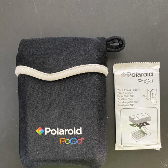 Polaroid PoGo Instant Mobile Thermal Printer Zink Zero Ink CZA-10011B(Missing AC - Picture 2 of 5